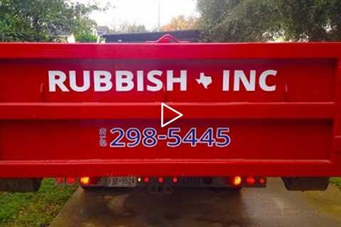 Austin Dumpster Rental - RUBBISH INC Dumpster Rental - 512-298-5445