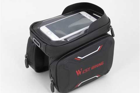 Waterproof bag for bicycle  is touch screen, ultralight, and stylish. Auto Merch Mart