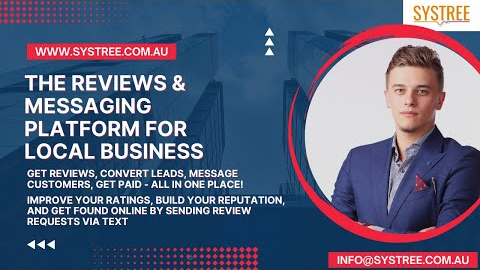 Reviews & Messaging Platform For Local Business - SYSTREE. Reviews, Leads, Message, Get Paid