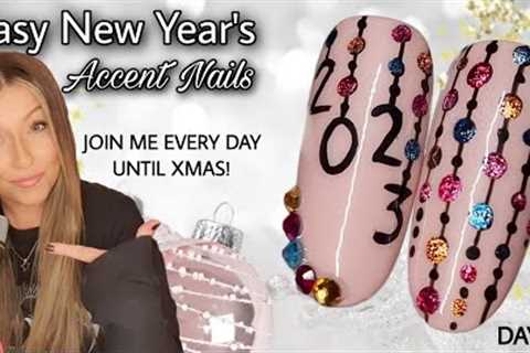 🎉 Easy New Year''s Eve Nail Art Design | Party Nails | 2023 | Cat Eye Gel | NYE | Miss Jo''s