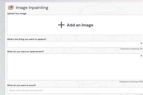 GOCharlie’s New Feature: Image Inpainting