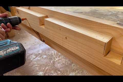 Creative Woodworking Design Wooden Bed // Extremely Wonderful DIY WoodWorking Projects