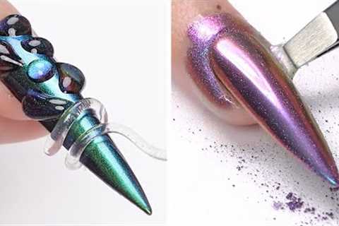 #793 Mirror Nails Art Design 💘 Top 10+ Satisfying Nail 2023 | Nails Inspiration