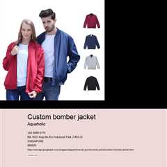 custom bomber jacket