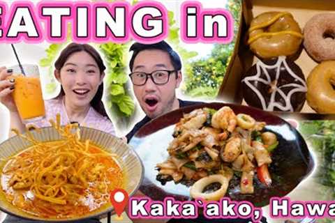Eat With Us in KAKA ''AKO! || [Oahu, Hawaii] New Thai Food and Taro Donut 🍩 Tasting!