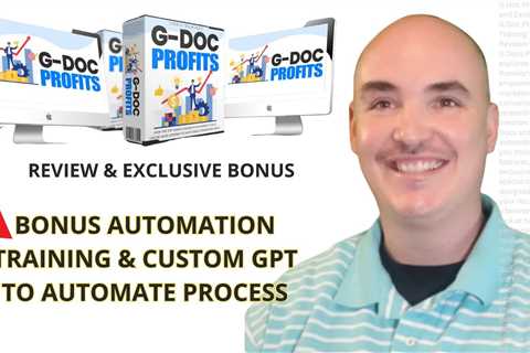 G Doc Profits Review and Exclusive Bonus – G Doc Profits Demo Training Tutorial Reviews Walkthrough