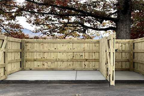 Dumpster Pads - Blue Ridge Concrete & Construction LLC