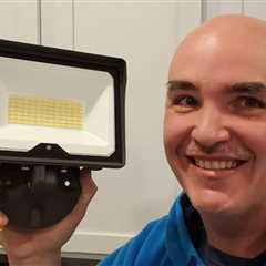 HEAVY-DUTY CONSTRUCTION? Jmkmgl 55W LED Flood Light Outdoor  Exterior Lighting Review Unboxing